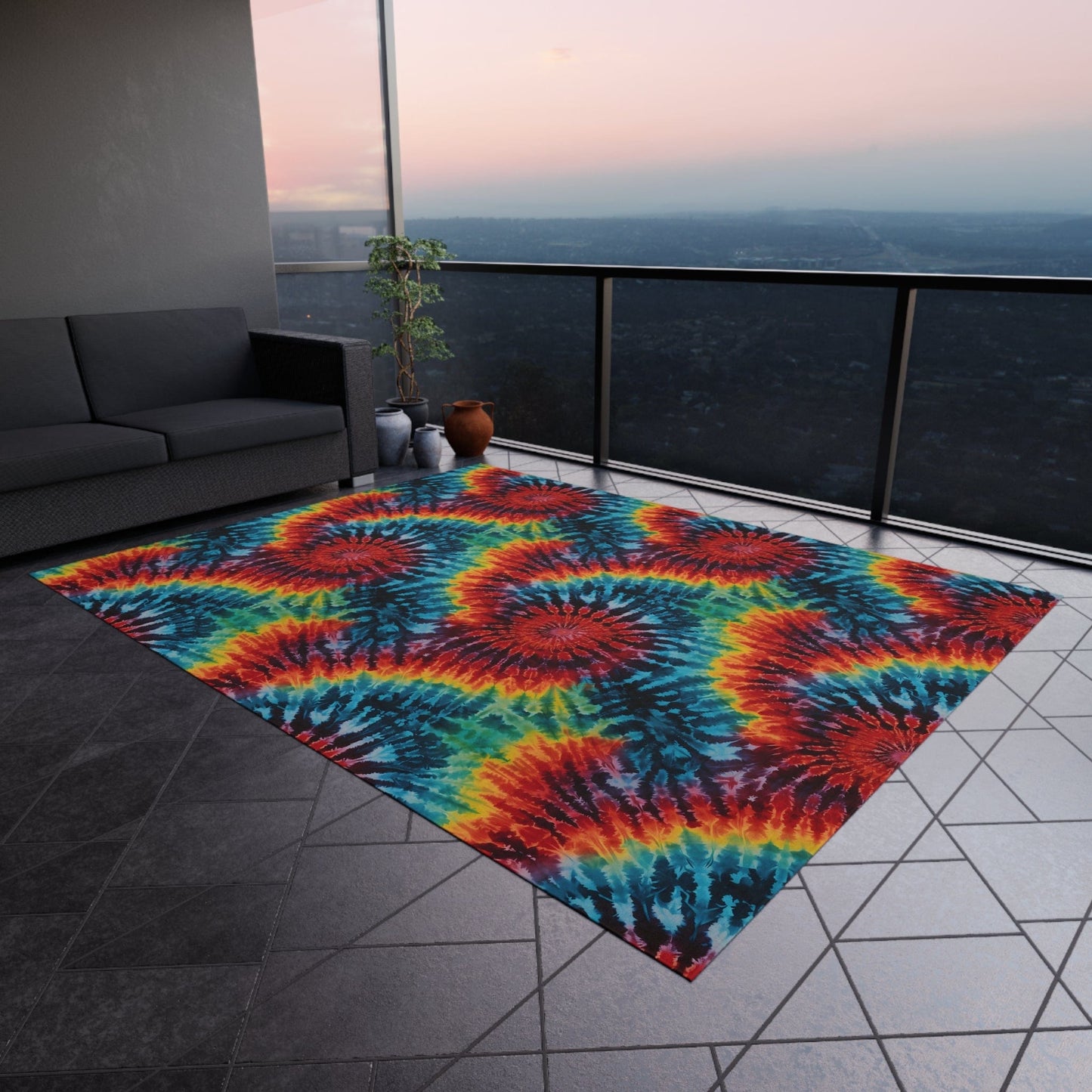 Tie Dye Rug