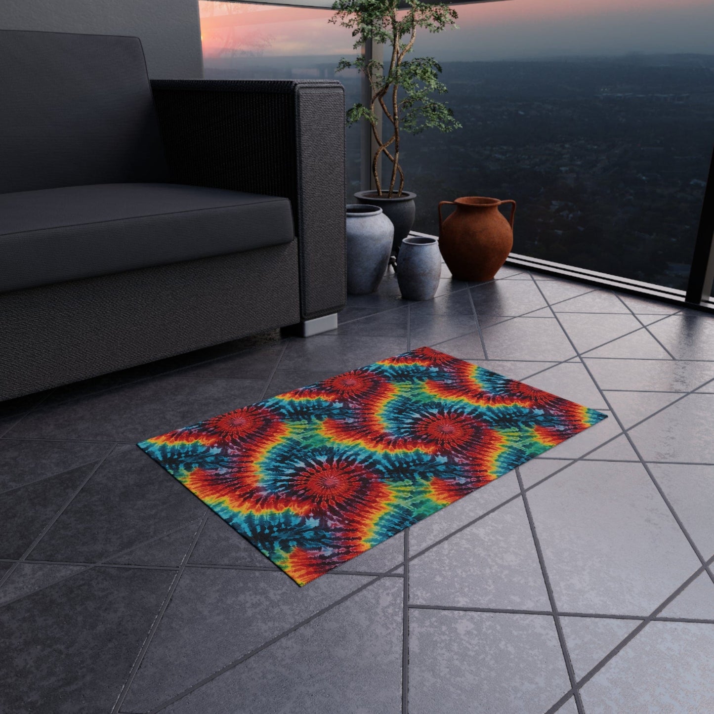 Tie Dye Rug