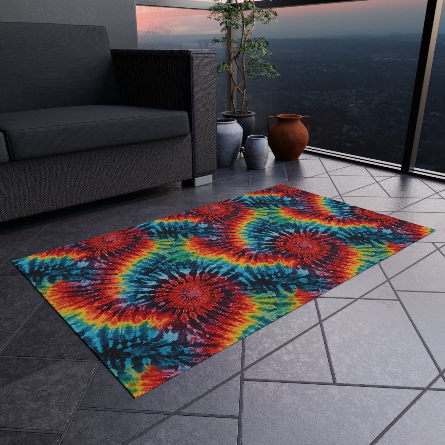 Tie Dye Rug