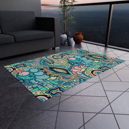 Abstract Retro Rug