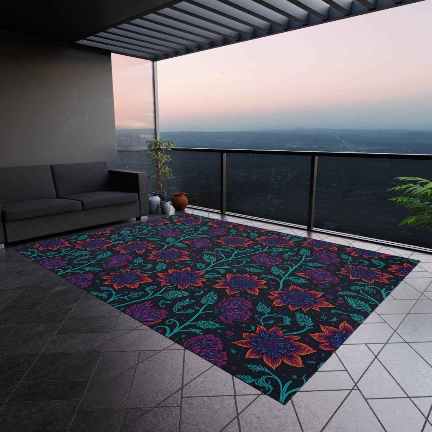 Bright Flower Rug