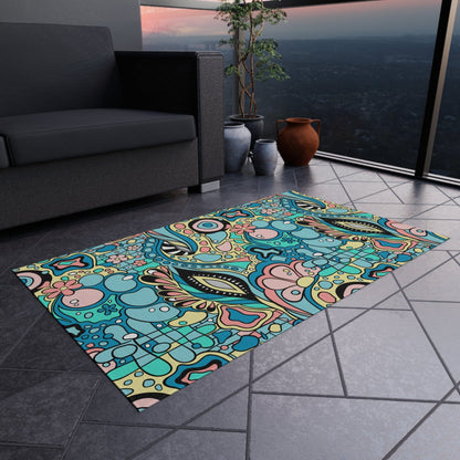 Abstract Retro Rug