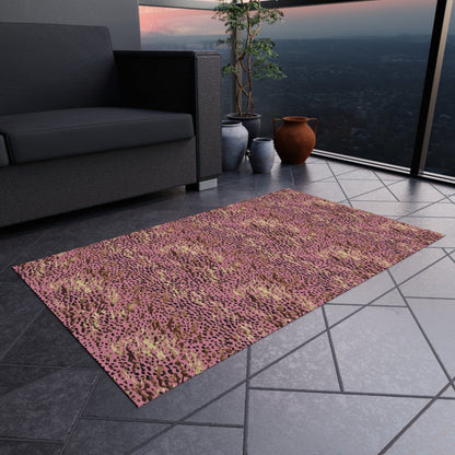 Pink Leopard Rug