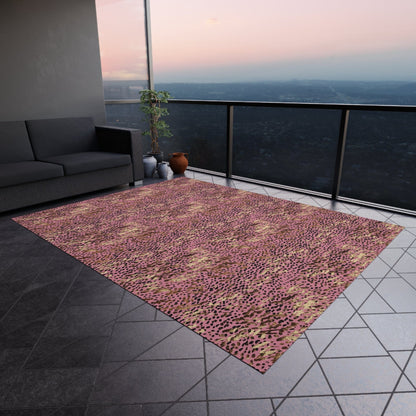 Pink Leopard Rug