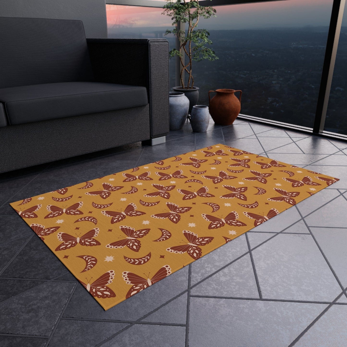 Butterfly Celestial Rug