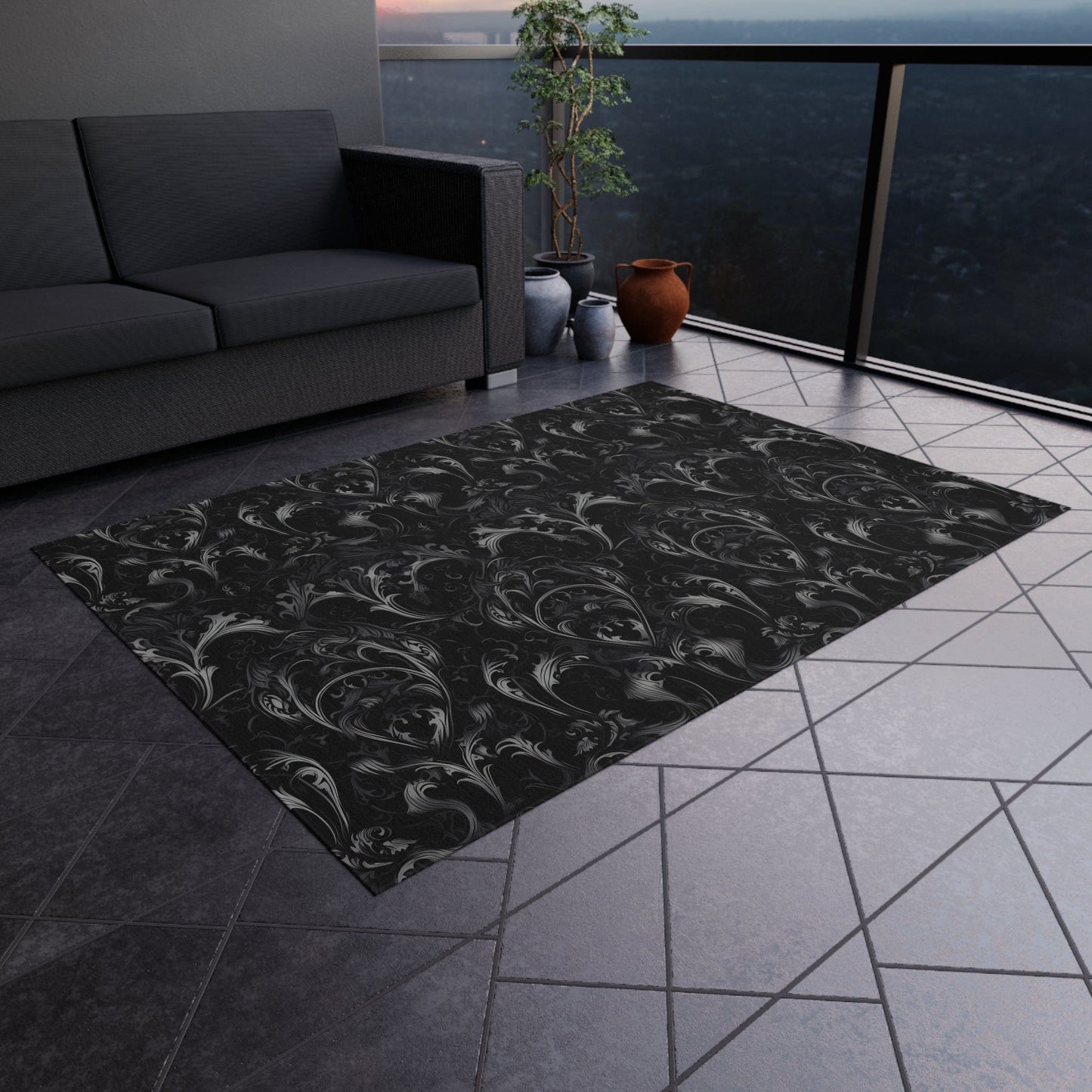 Black Gothic Rug