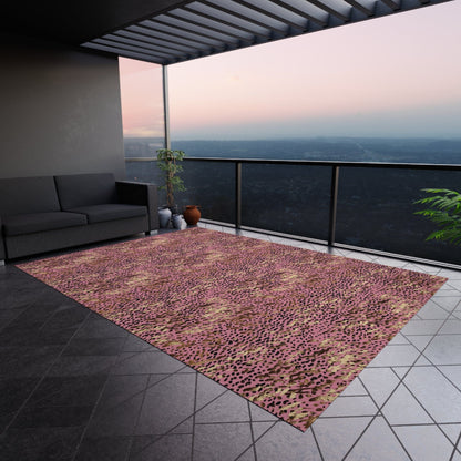 Pink Leopard Rug