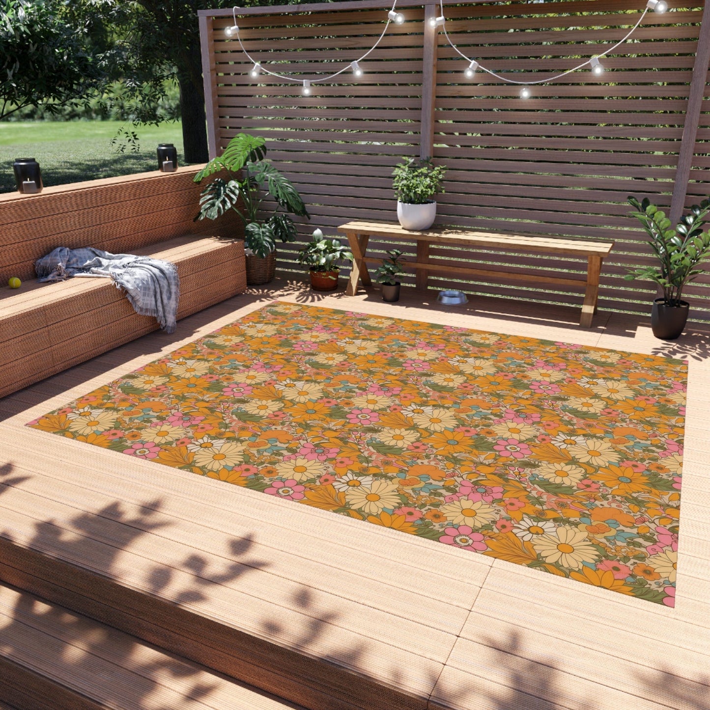 Floral Hippie Rug