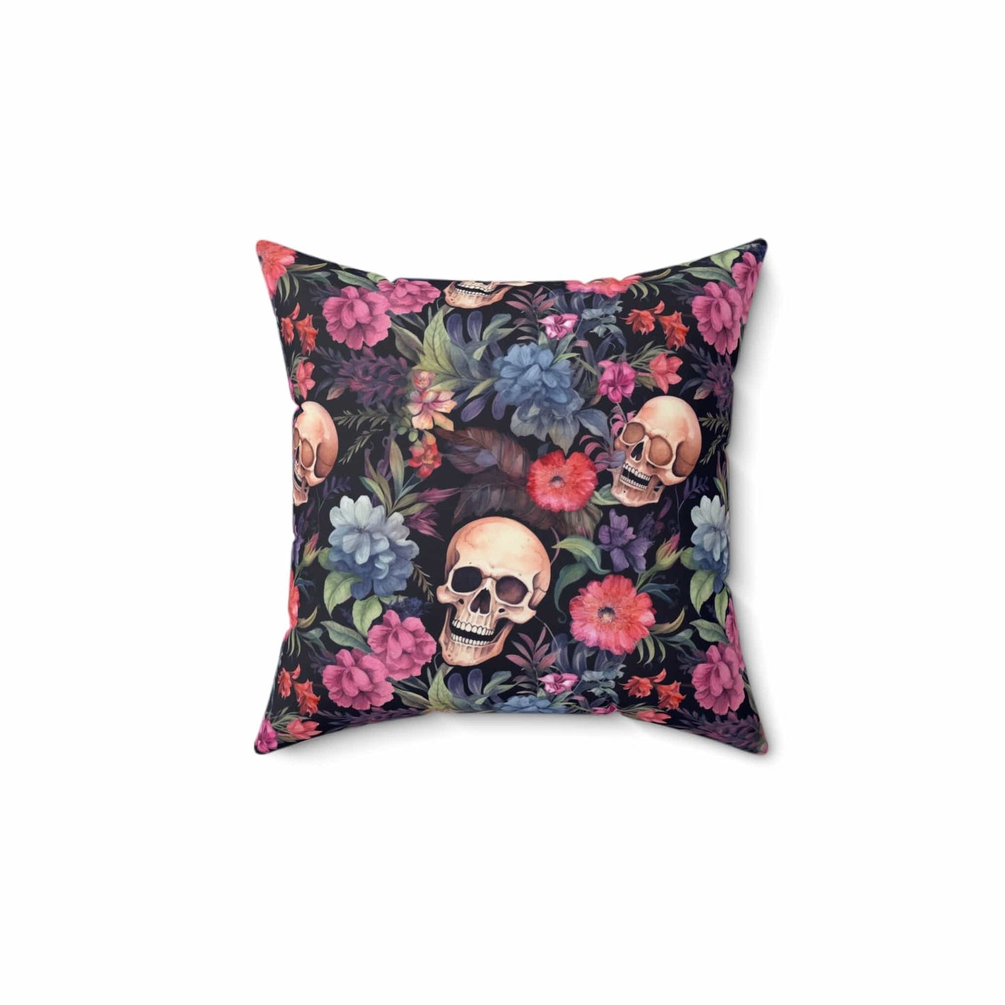 Skulls and Roses Pillow