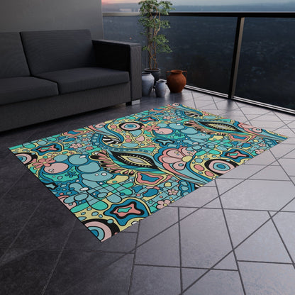 Abstract Retro Rug