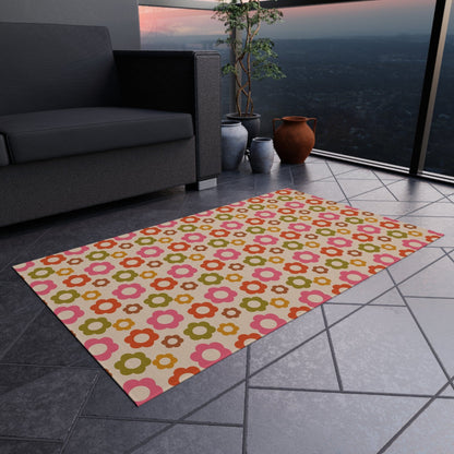 Retro Flower Rug