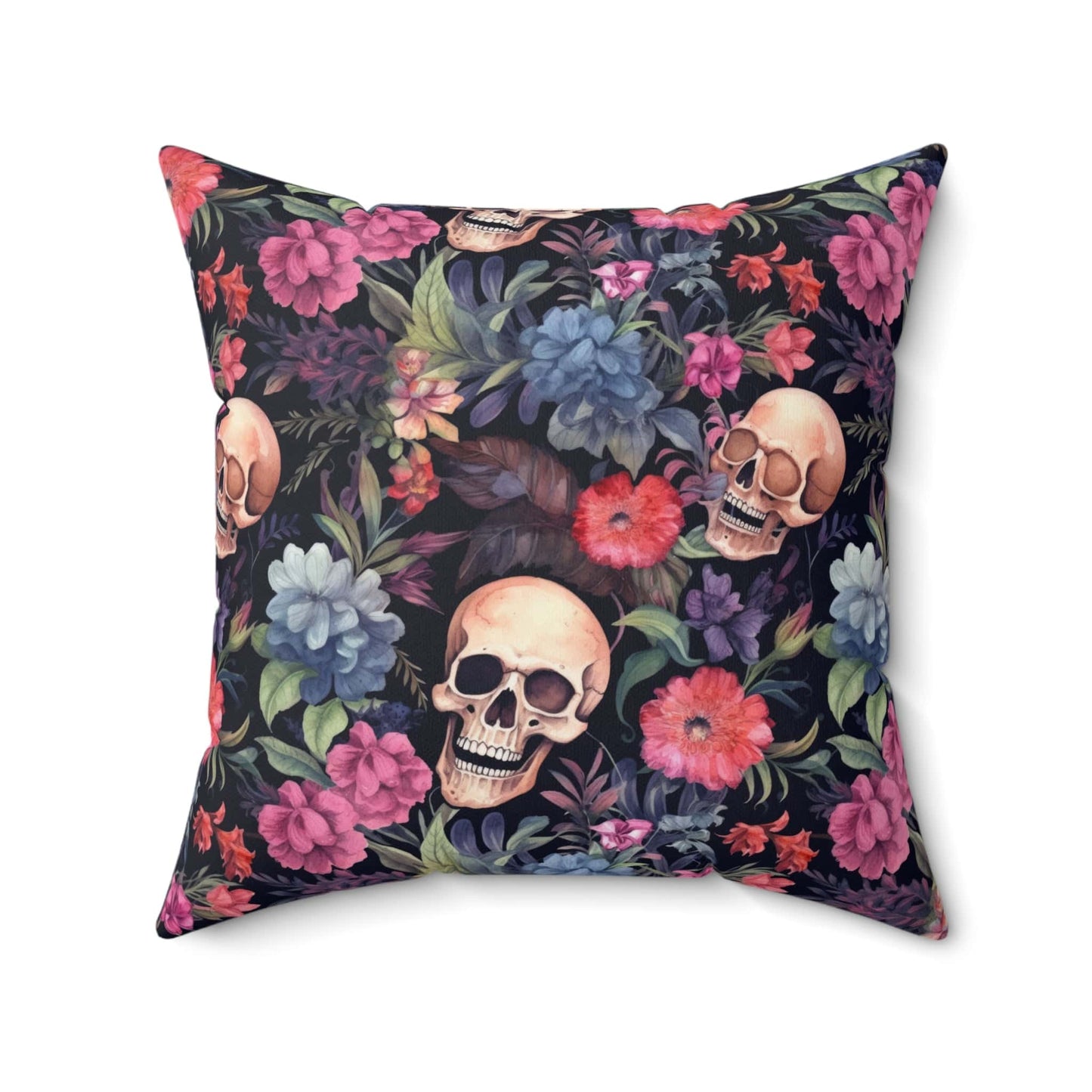 Skulls and Roses Pillow