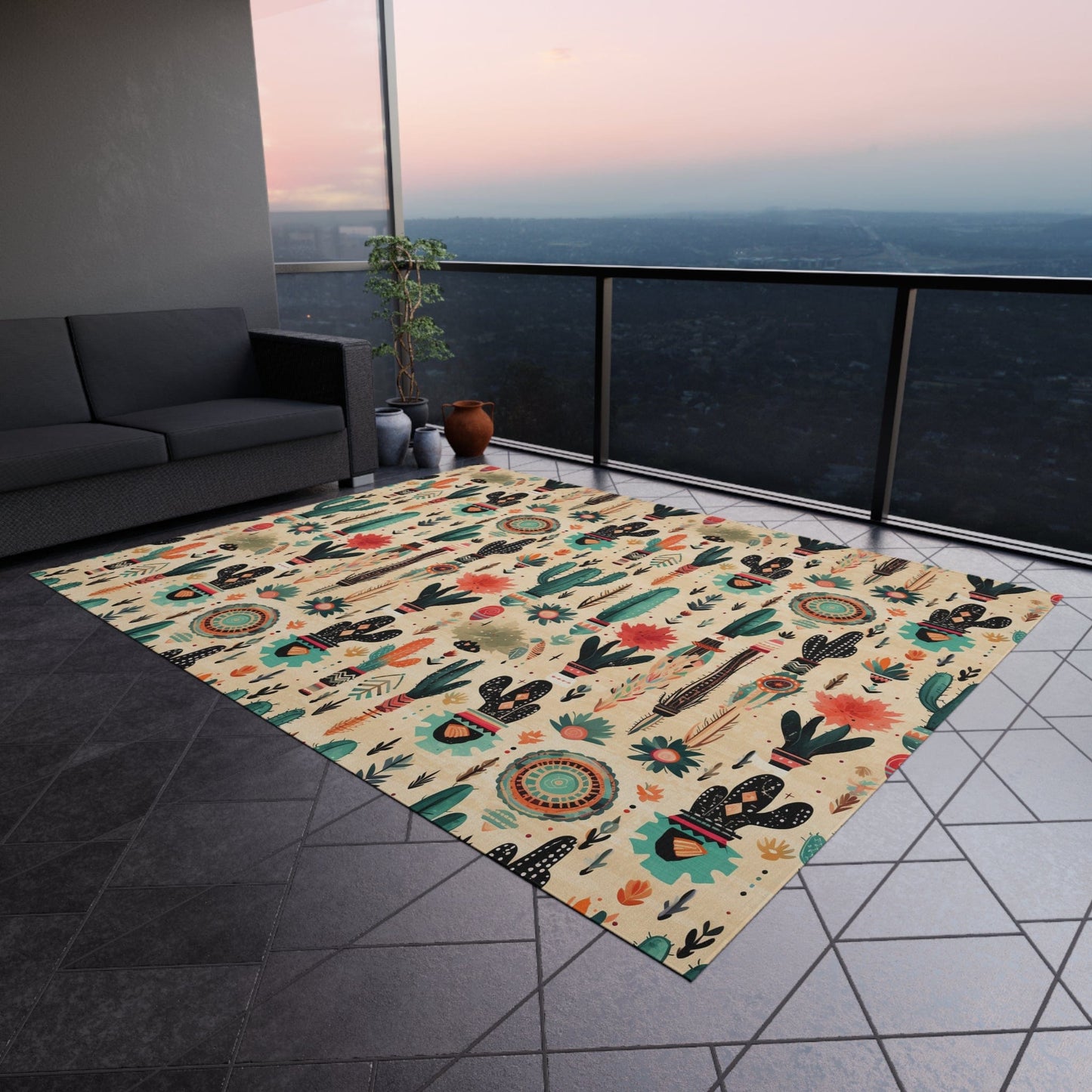 Southwestern Boho Rug