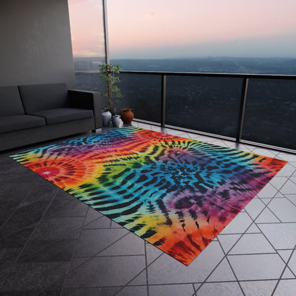 Tie Dye Tiger Rug