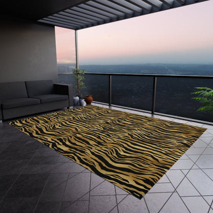 Tiger Print Rug