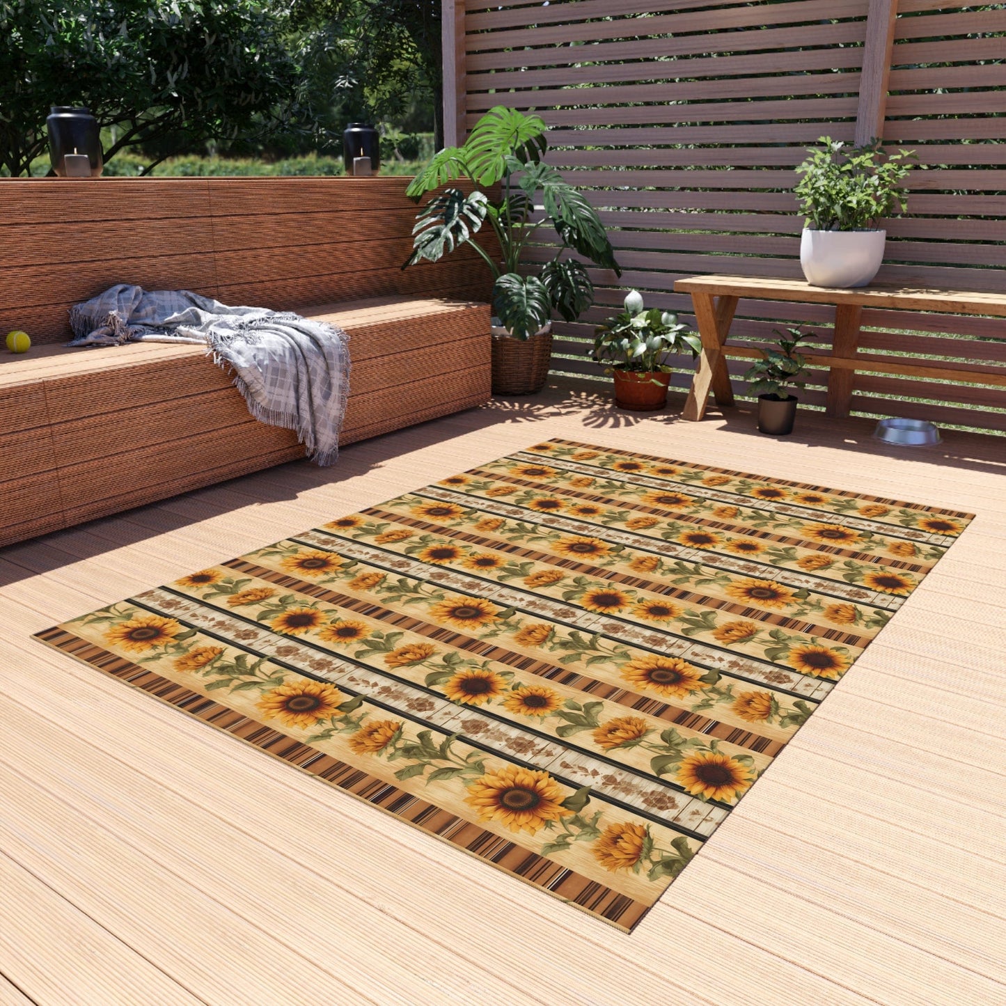 Western Sunflower Rug