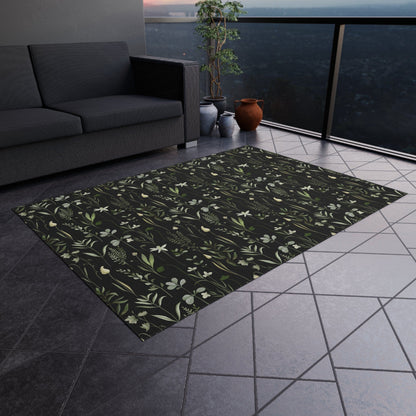 Dark Wildflower Rug