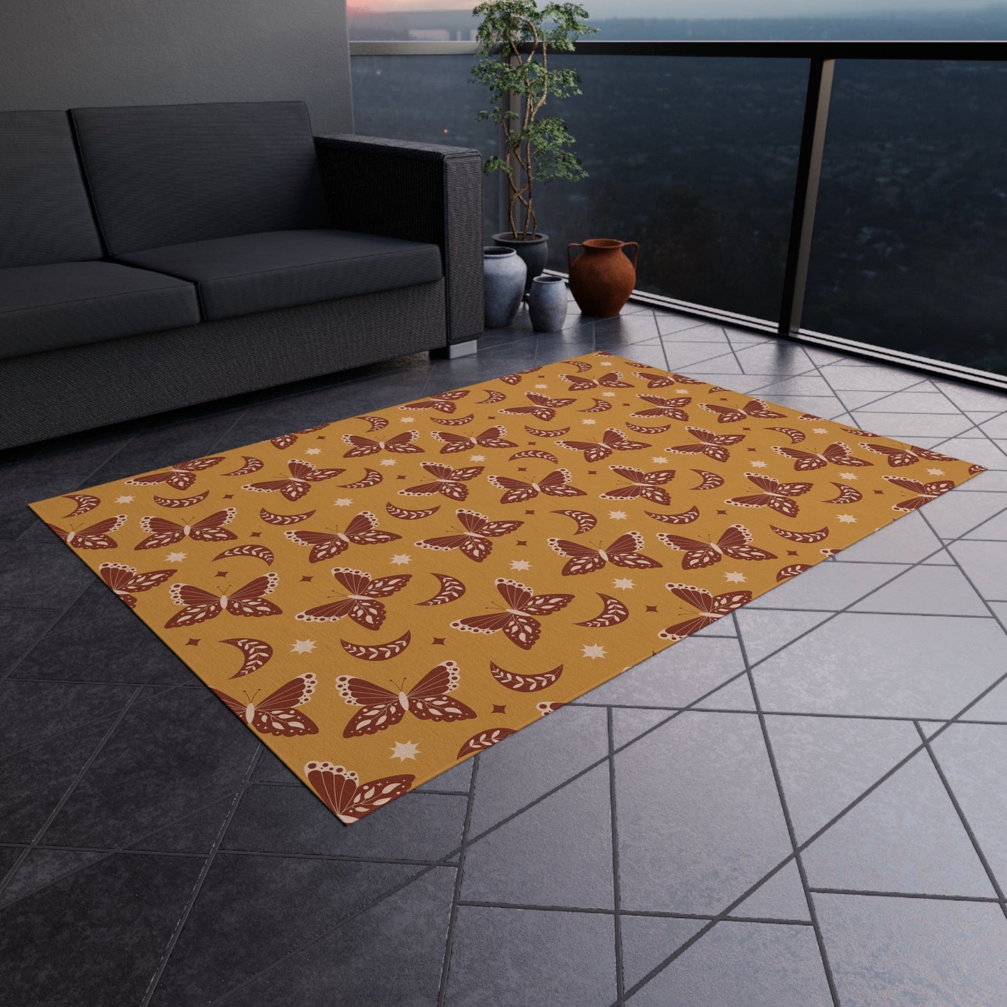 Butterfly Celestial Rug