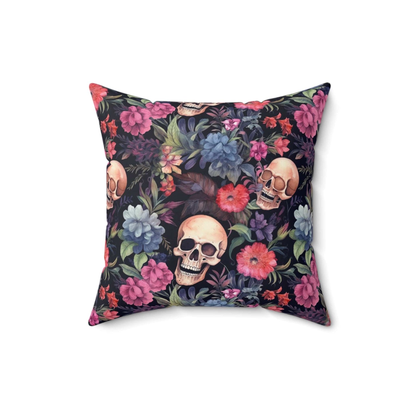 Skulls and Roses Pillow