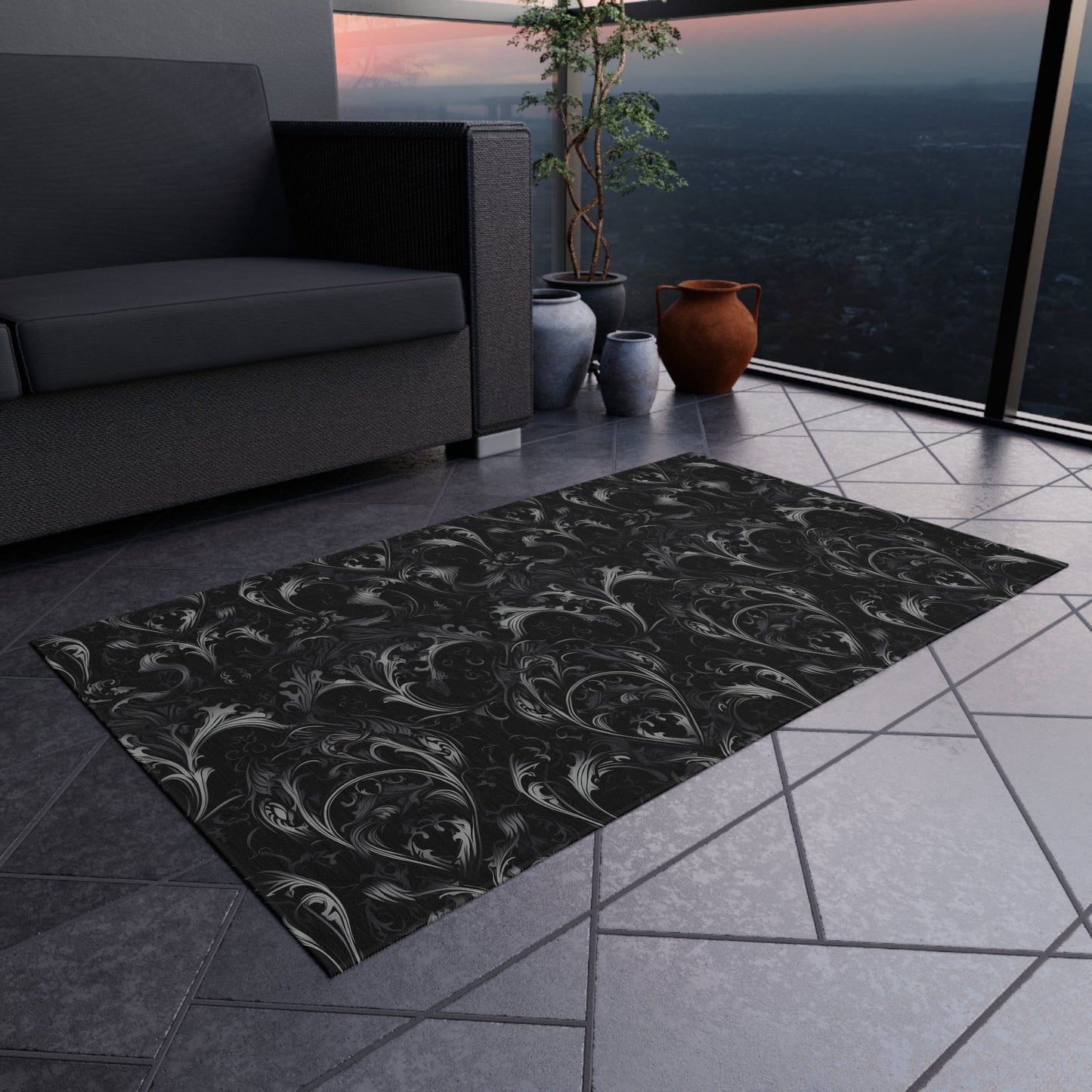 Black Gothic Rug