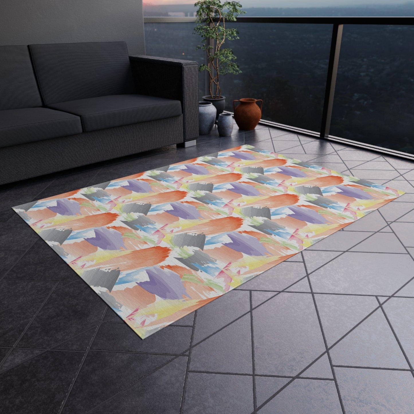 Colorful Pastel Rug