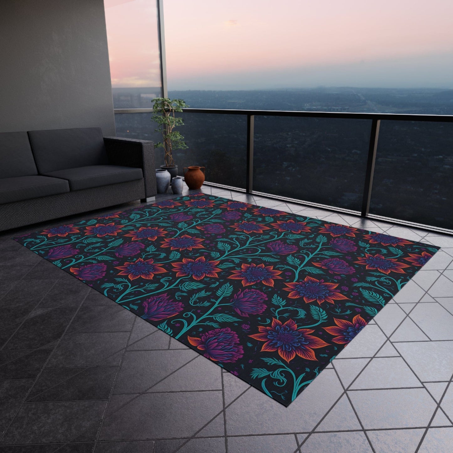 Bright Flower Rug