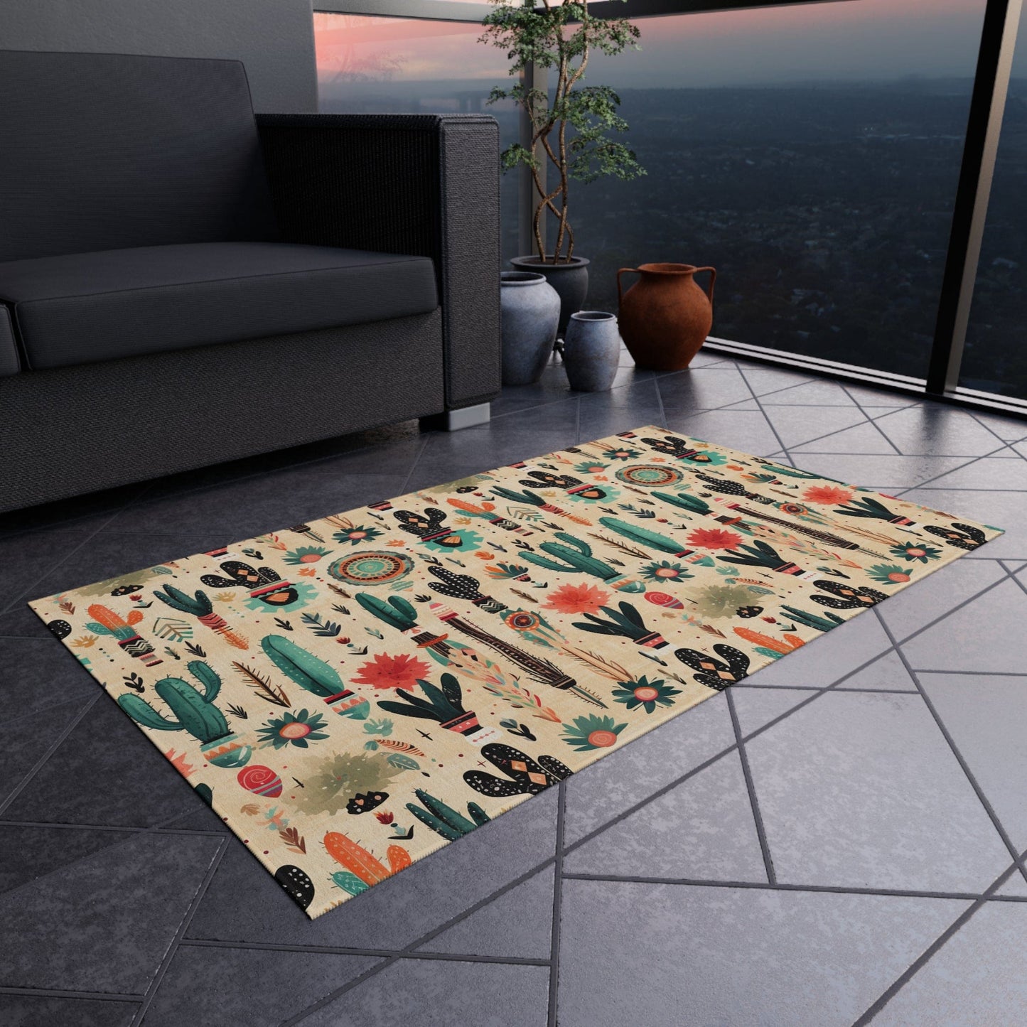 Southwestern Boho Rug