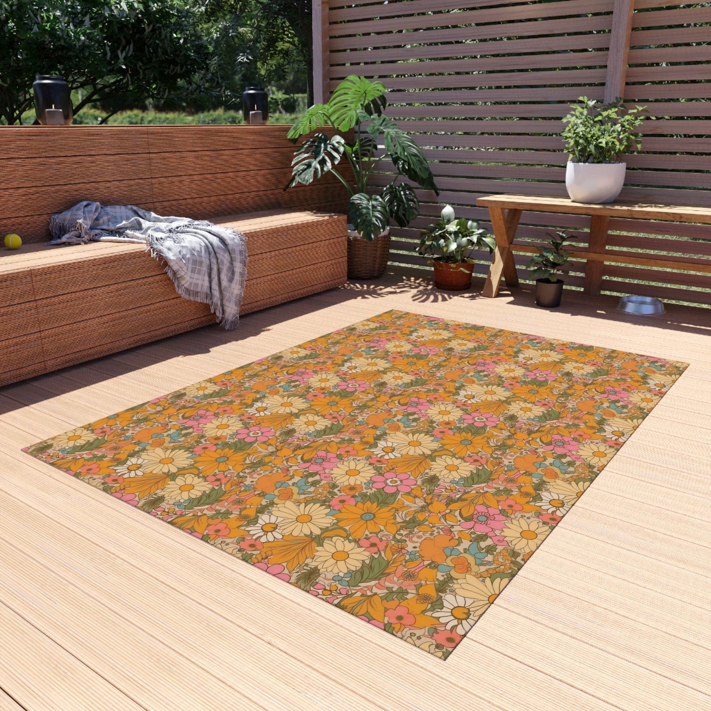 Floral Hippie Rug