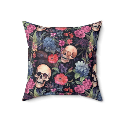 Skulls and Roses Pillow