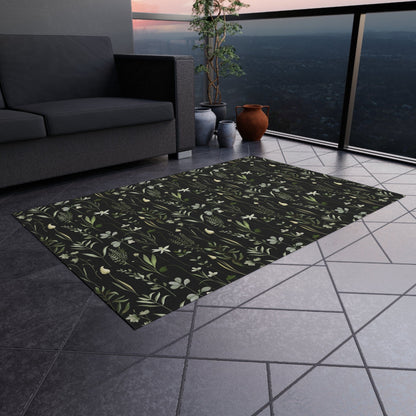 Dark Wildflower Rug