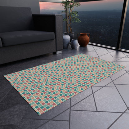 Colorful Checkered Rug