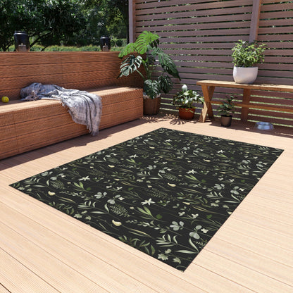 Dark Wildflower Rug