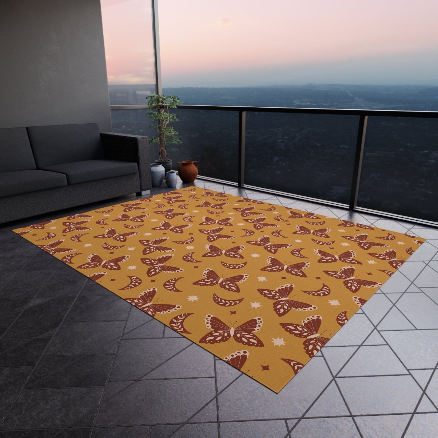 Butterfly Celestial Rug