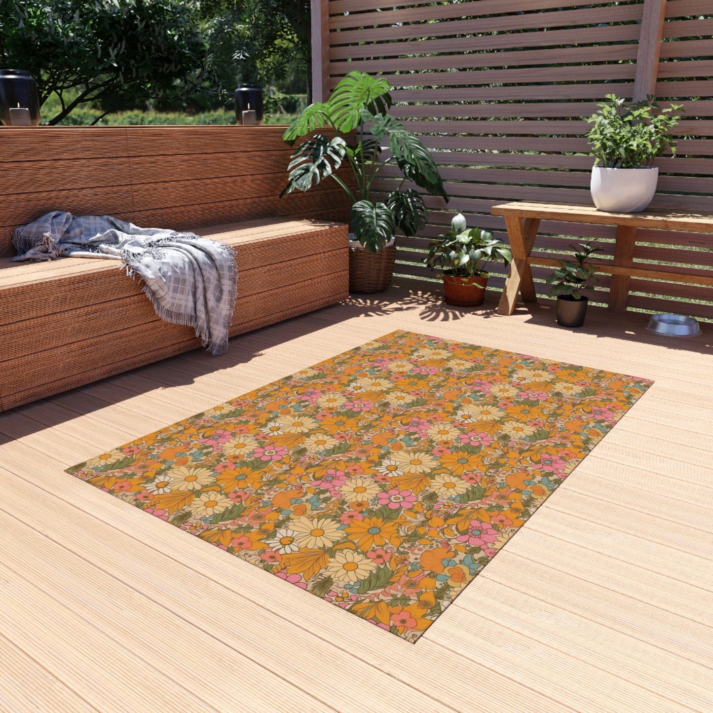 Floral Hippie Rug