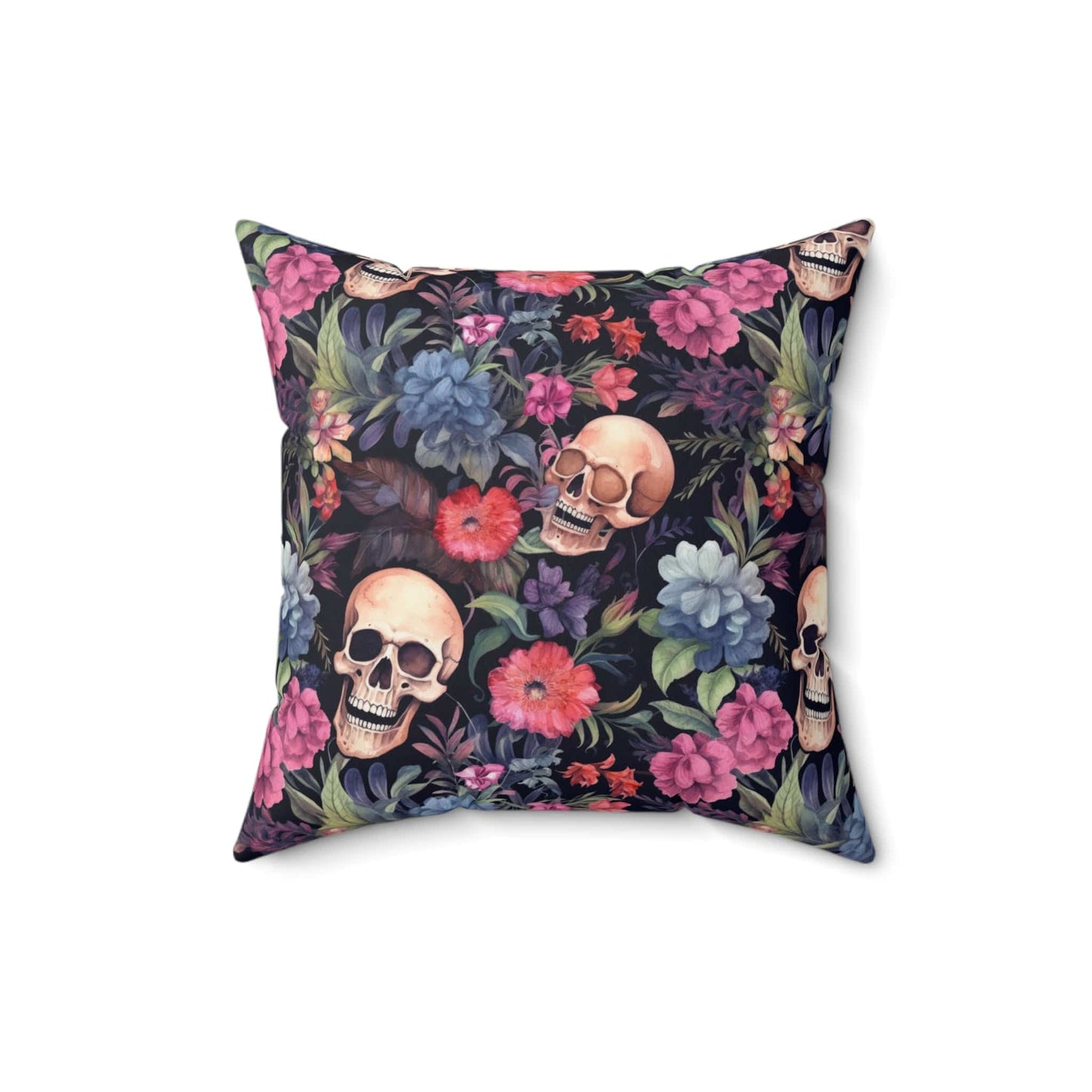 Skulls and Roses Pillow