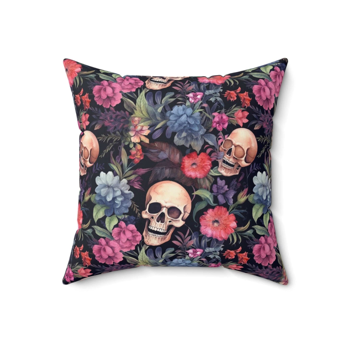 Skulls and Roses Pillow