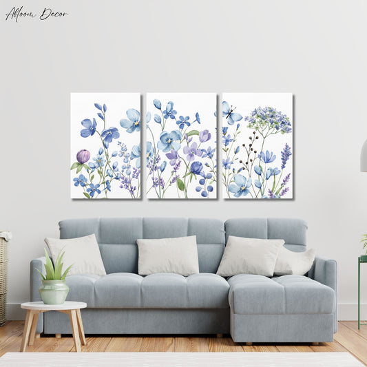 Blue Flower Wall Art