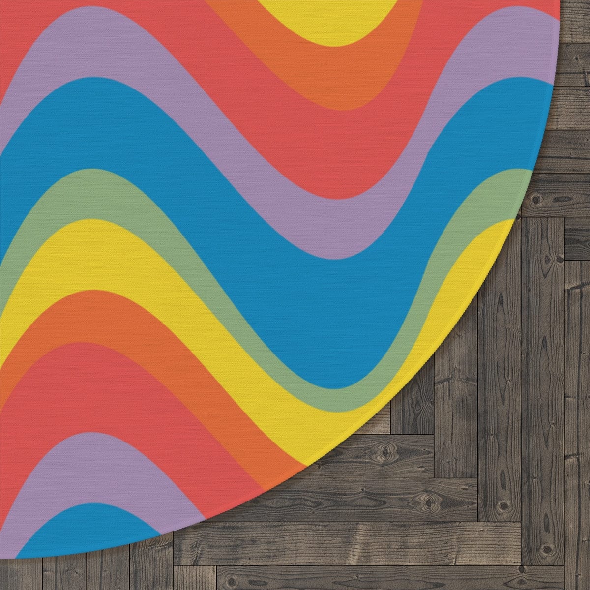 Retro Rainbow Rug