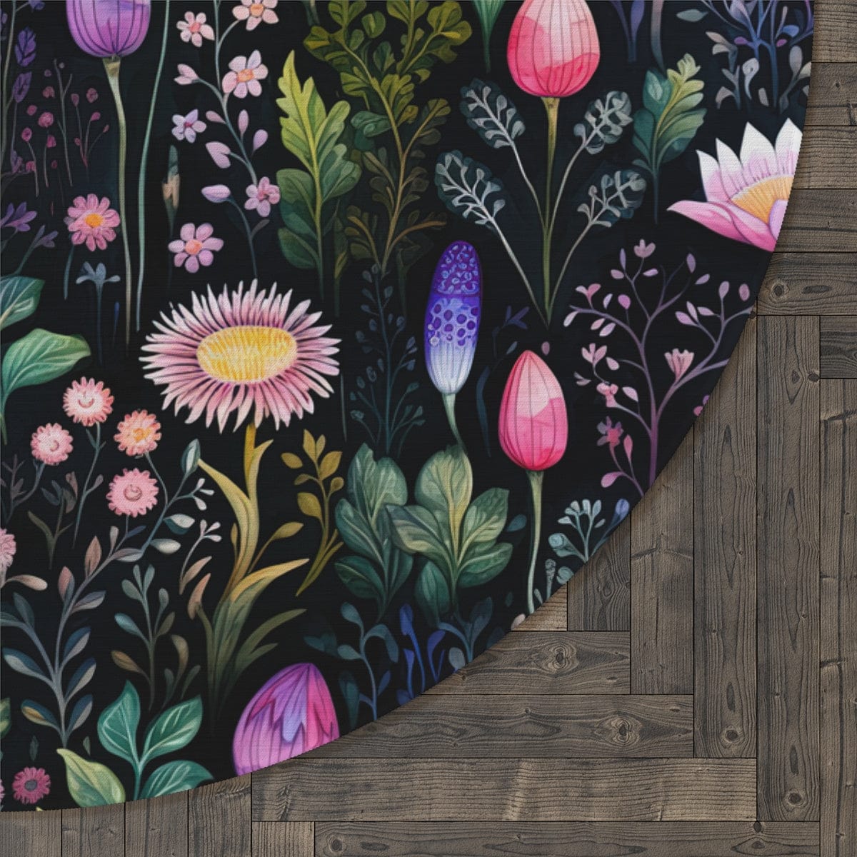 Abstract Wildflower Rug