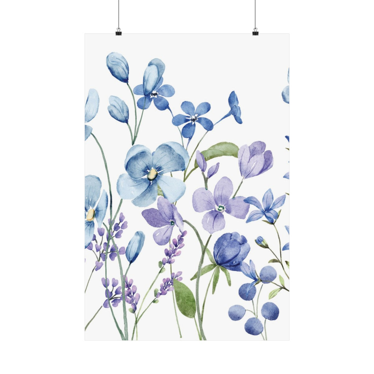 Blue Flower Wall Art