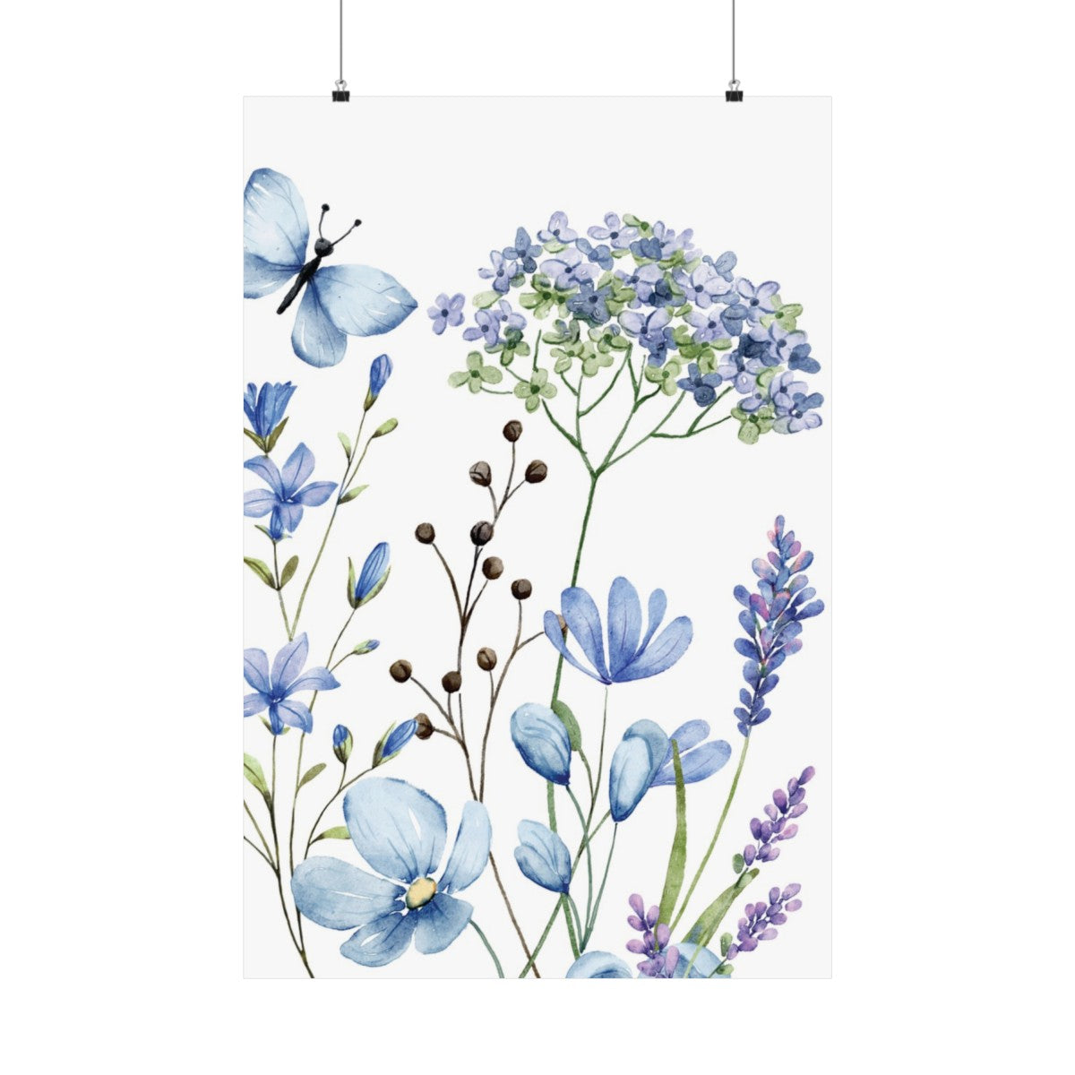 Blue Flower Wall Art