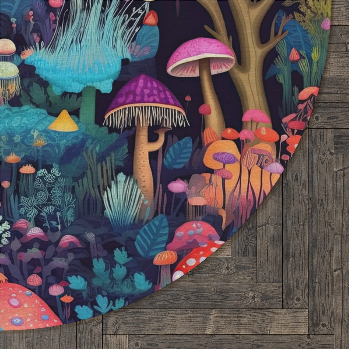 Groovy Mushroom Rug