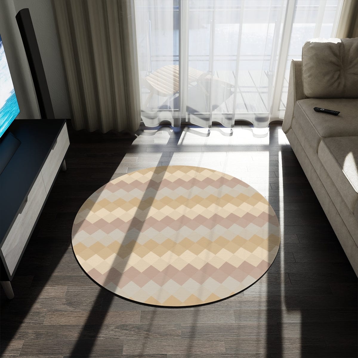 Boho Geometric Minimalist Rug