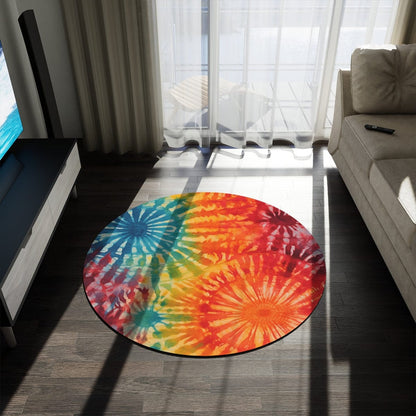 Colorful Tie Dye Rug