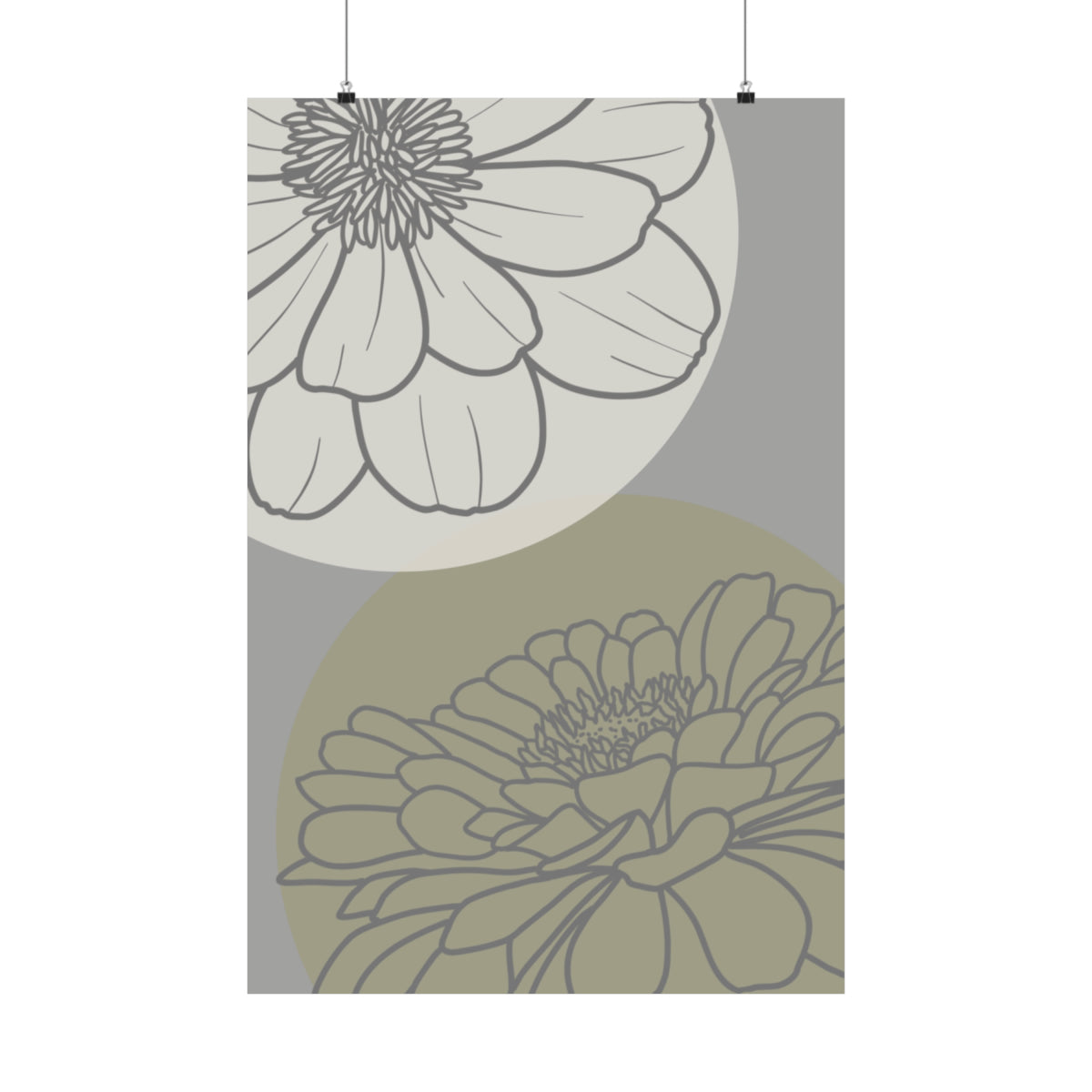 Flower Line Art Prints