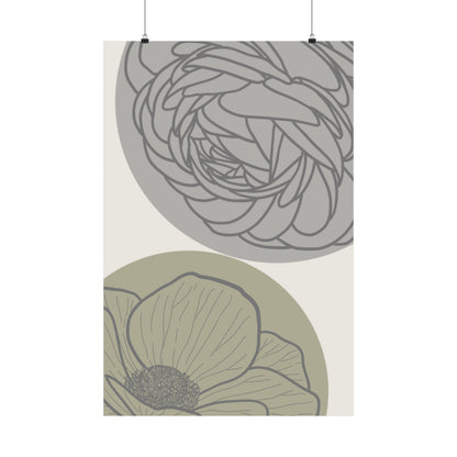 Flower Line Art Prints