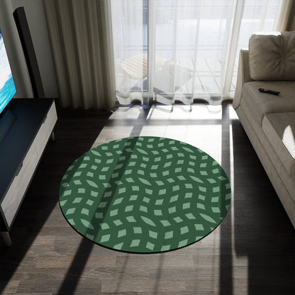 Green Retro Rug