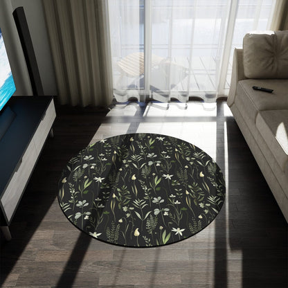 Dark Wildflower Rug