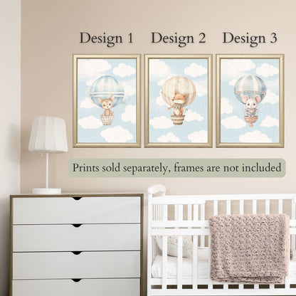 Hot Air Balloon Nursery Wall Art