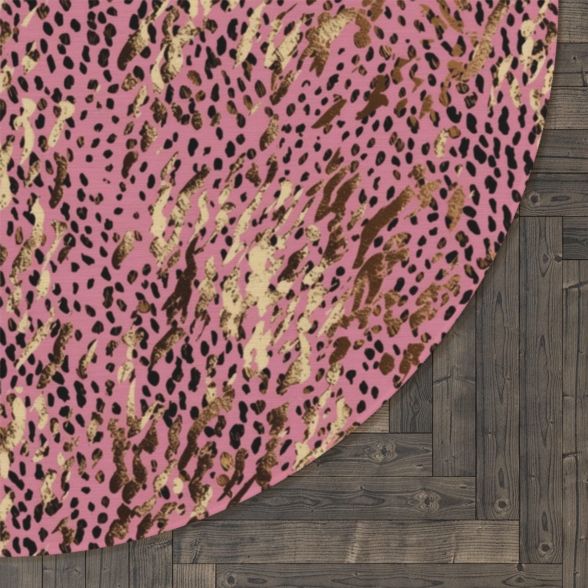 Pink Leopard Rug